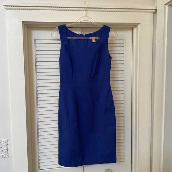 Banana Republic Royal Blue Sheath Dress Size 2 - Picture 4 of 12
